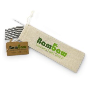 6 Stainless Steel Straws